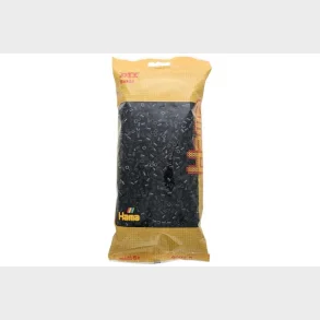 Hama midi perler 6000stk sort