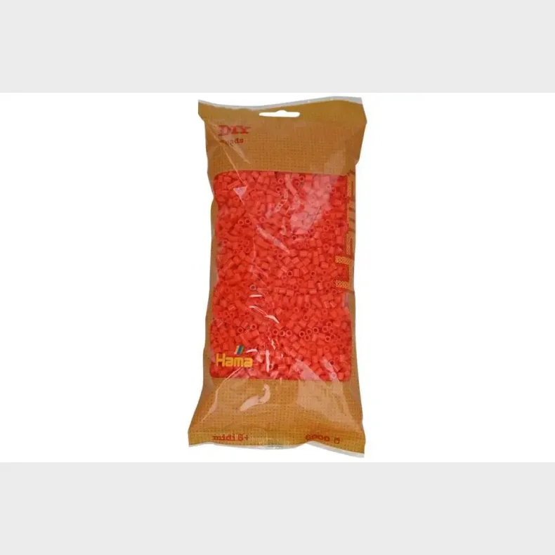 Hama midi perler 6000stk orange
