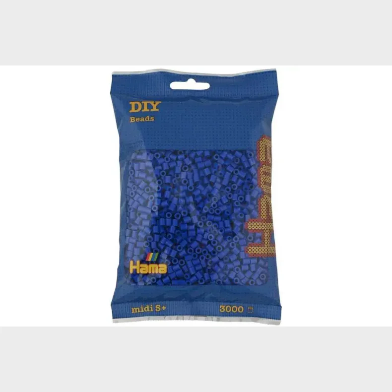 Hama midi perler 3000stk bl�