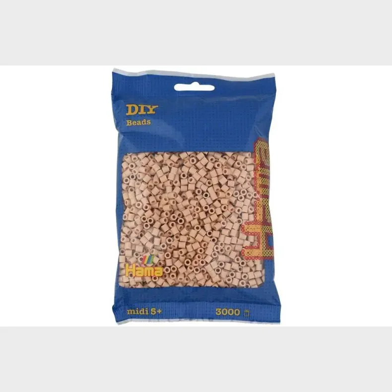 Hama midi perler 3000stk beige
