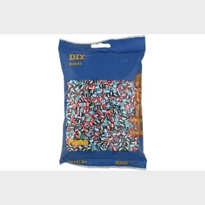 Hama midi perler 3000stk stribet mix 91