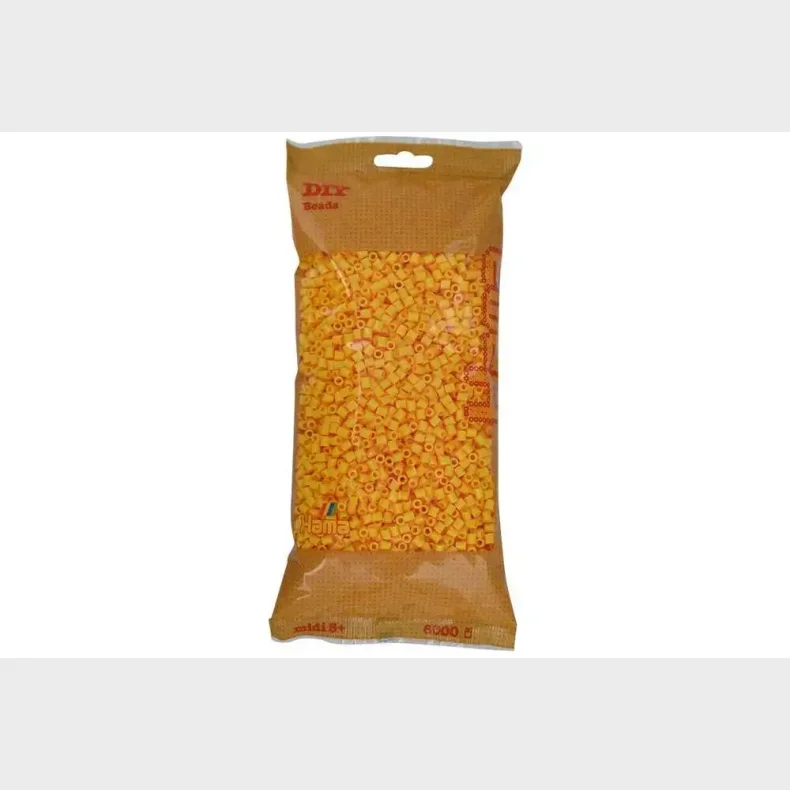 Hama midi perler 6000stk gul