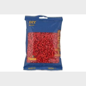 Hama midi perler 3000stk rd