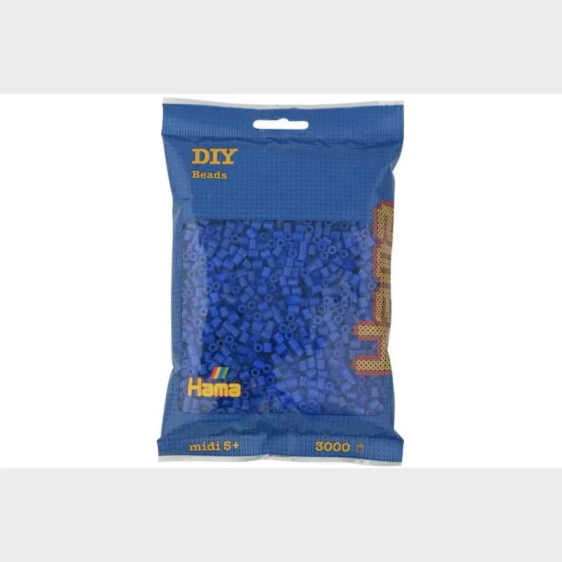 Hama midi perler 3000stk neon bl�