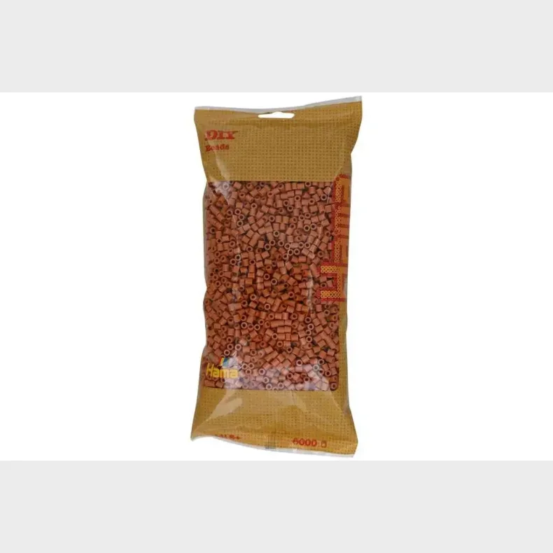 Hama midi perler 6000stk lysebrun