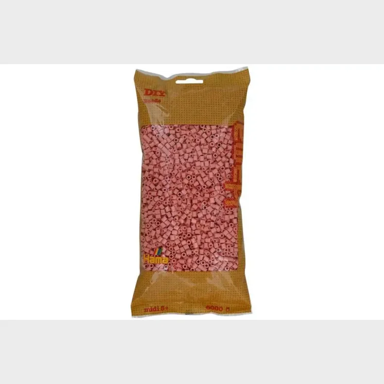 Hama midi perler 6000stk mat rosa