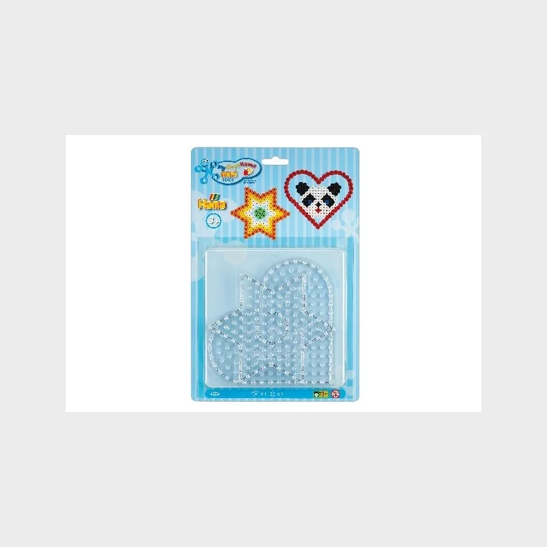 Hama maxi stiftplader hjerte + stjerne TR