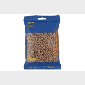 Hama midi perler 3000stk lys nougat