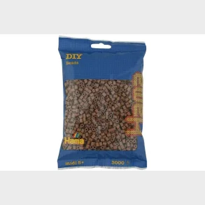 Hama midi perler 3000stk nougat