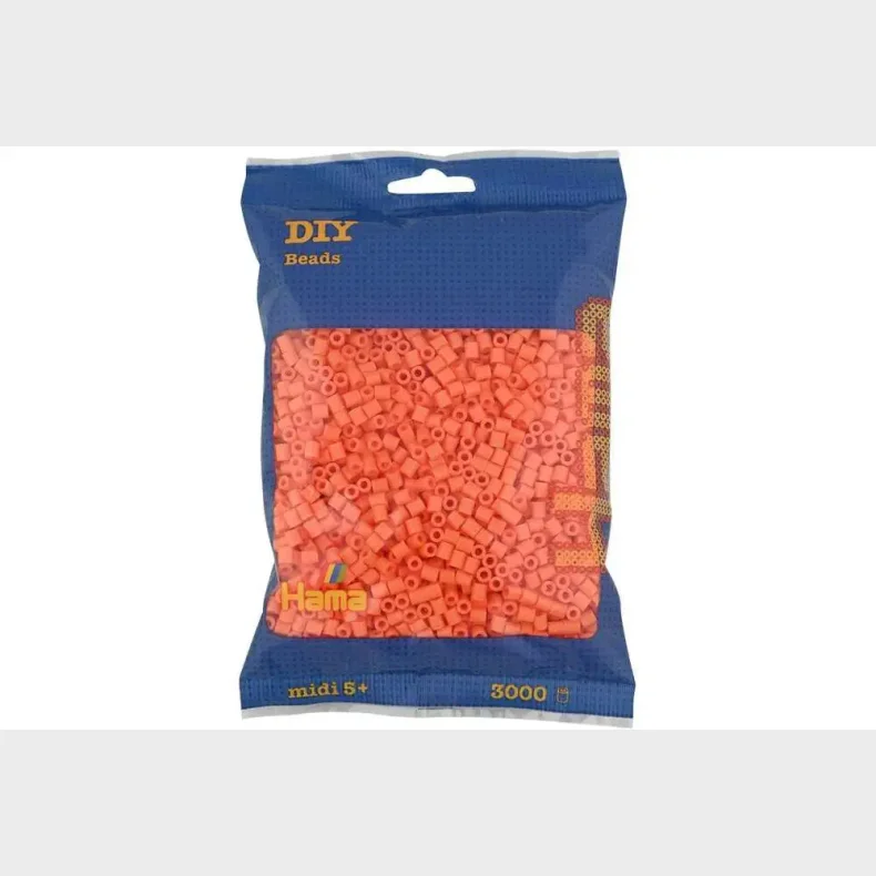 Hama midi perler 3000stk abrikos