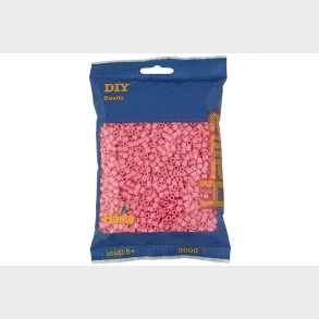 Hama midi perler 3000stk pink