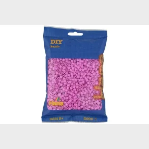 Hama midi perler 3000stk pastel pink
