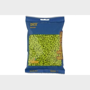 Hama midi perler 3000stk lime