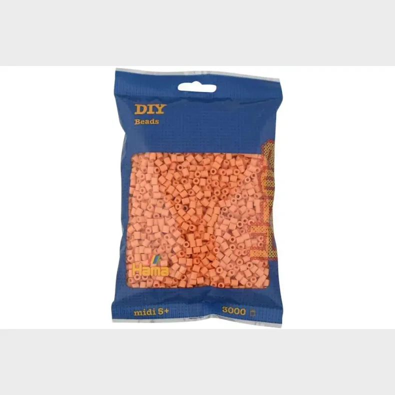 Hama midi perler 3000stk lys abrikos