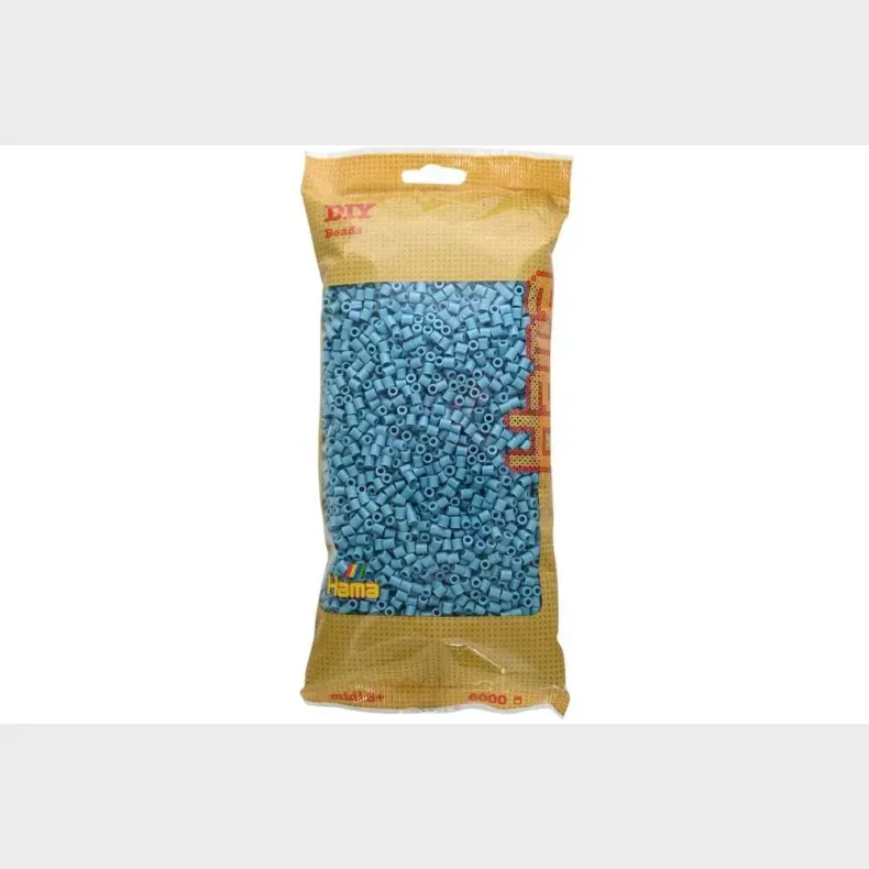 Hama midi perler 6000stk turkis
