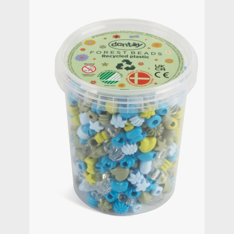 Dantoy Pastel Forest Perler Large 520 Stk.