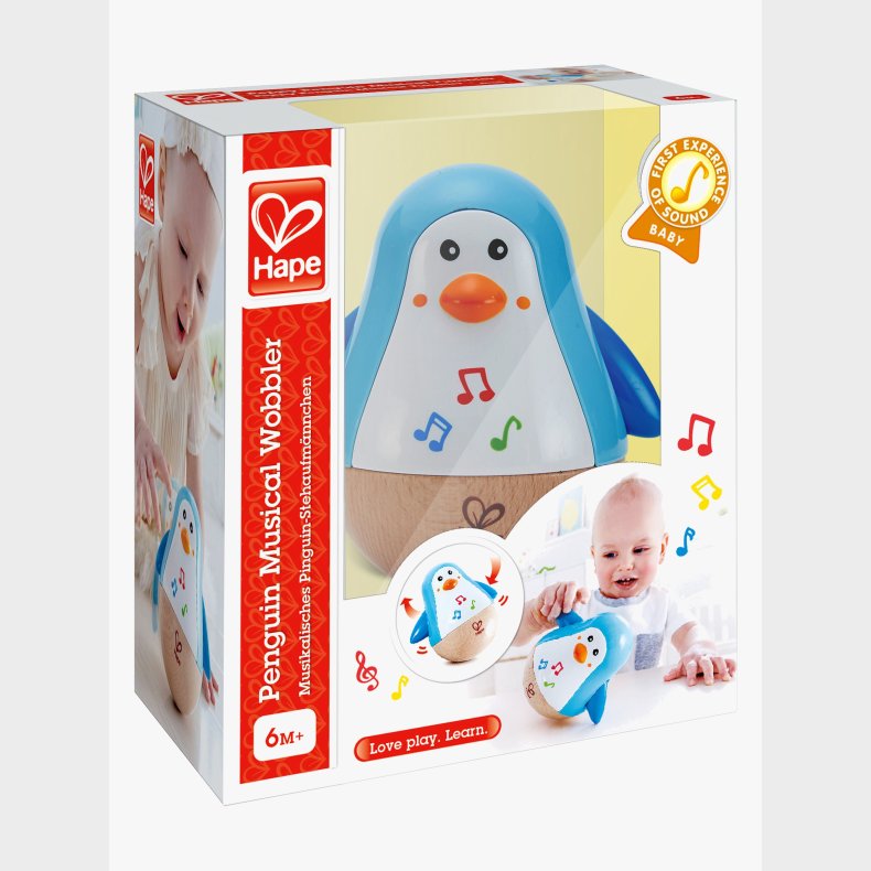 Hape Penguin Musical Wobbler Tr�leget�j