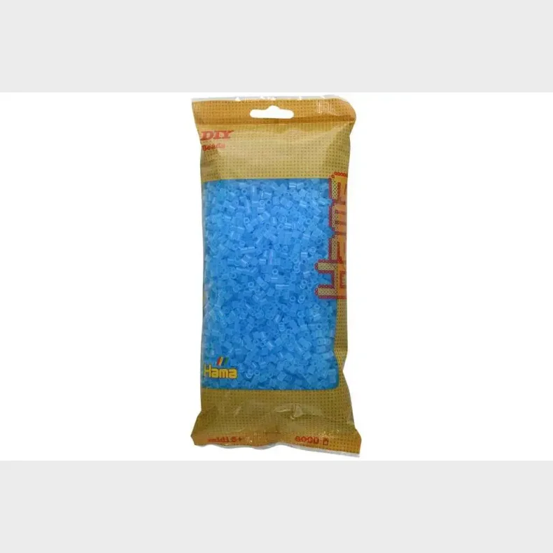 Hama midi perler 6000stk transp. bl