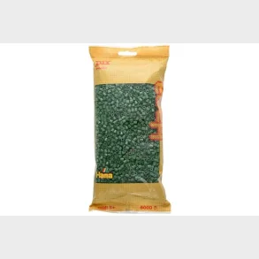 Hama midi perler 6000stk skovgrn