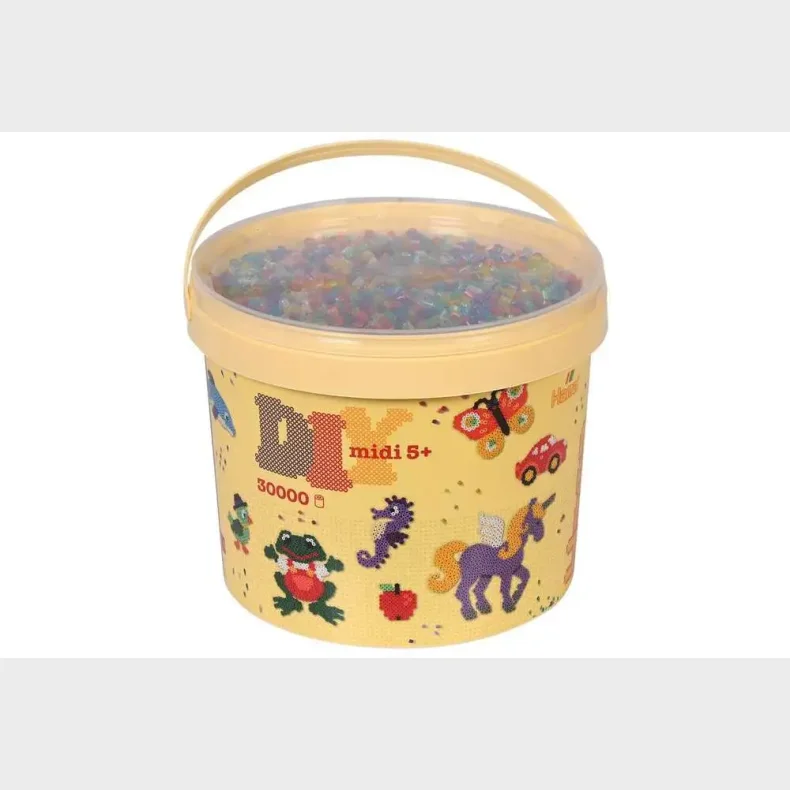 Hama midi perler 30.000stk. glitter mix 54