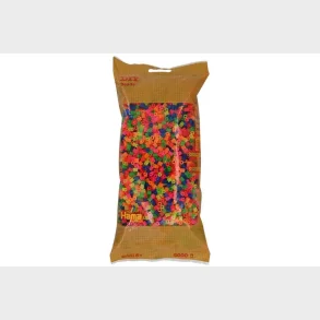 Hama midi perler 6000stk neon mix