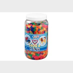 Hama maxi 1400stk i btte neon mix 51