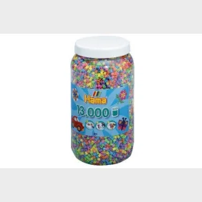 Hama midi perler 13000stk pastel mix