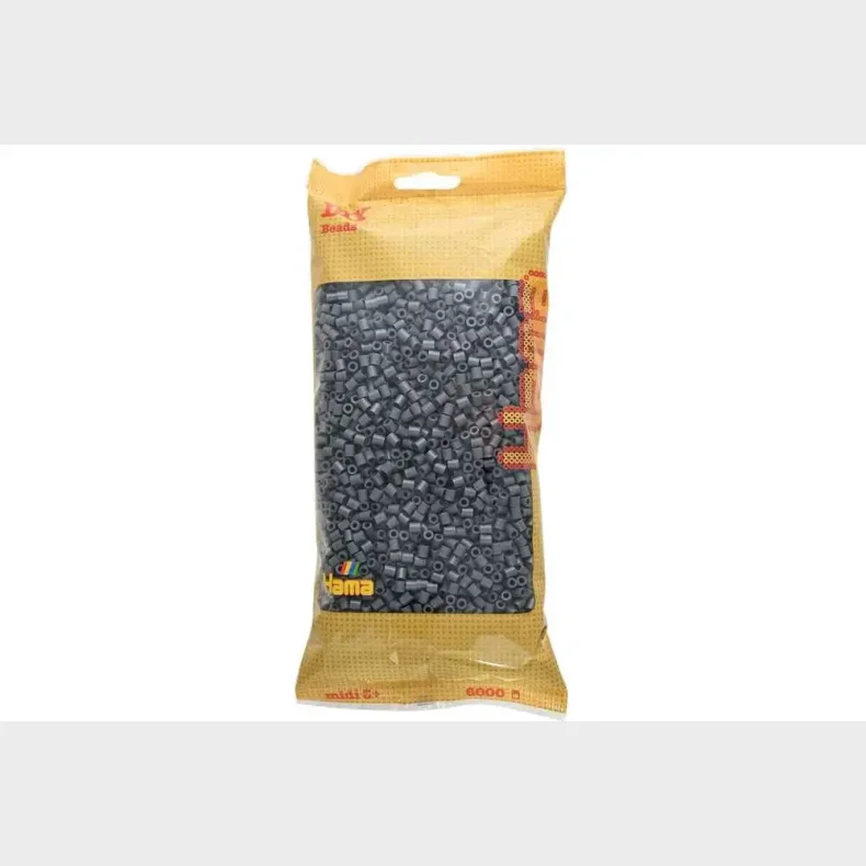 Hama midi perler 6000stk mrkegr