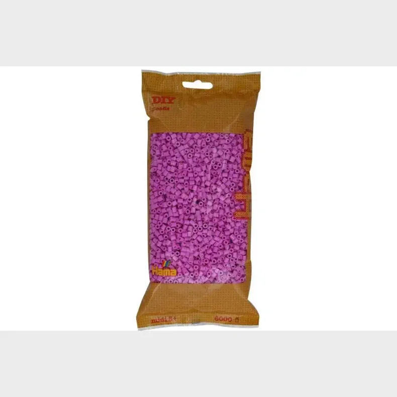 Hama midi perler 6000stk pastel pink