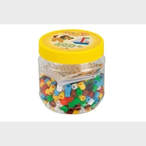 Hama maxi perler 400 perler + 2 plader i gul dse