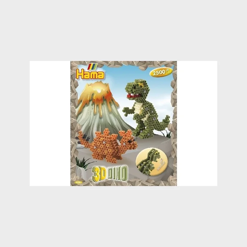 Hama midi gave�ske 3D dino