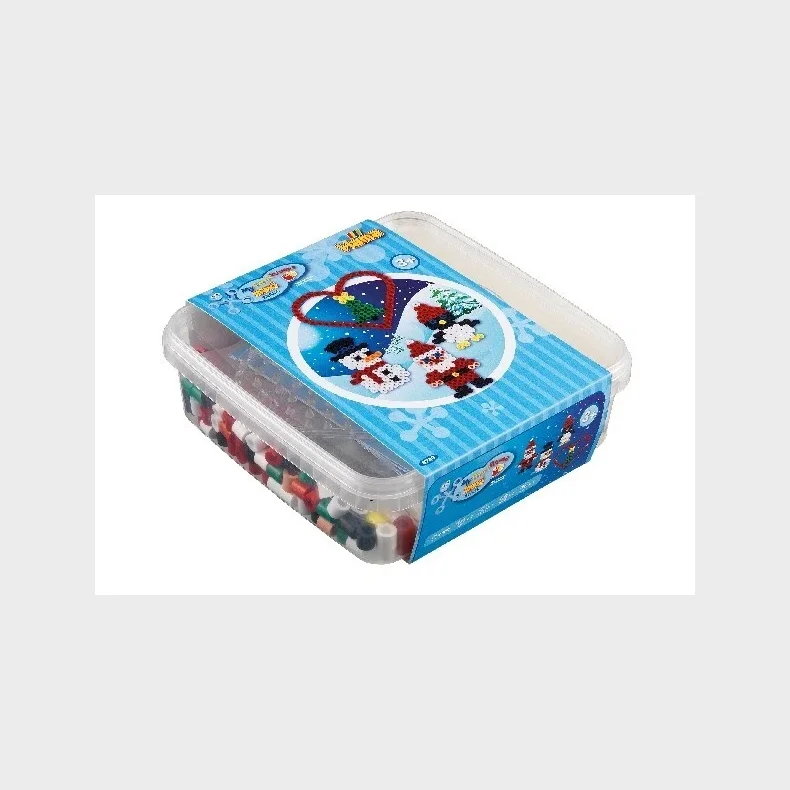 Hama maxi btte perler jul 600stk + plade 8206
