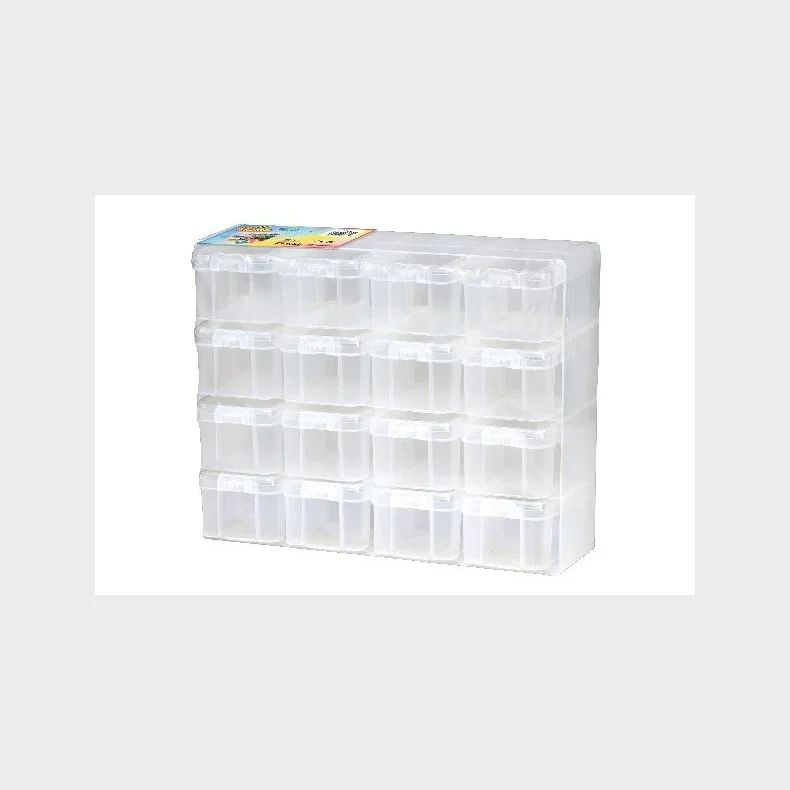 Hama opbevaringsboks stor, tom 16 rum