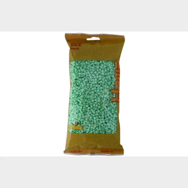Hama midi perler 6000stk pastel mint