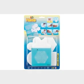 Hama midi 5 stiftplader+6 stickers i blisterpak