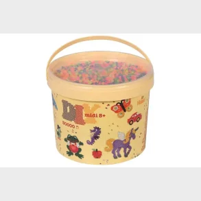 Hama midi perler 30.000stk. neon mix 51