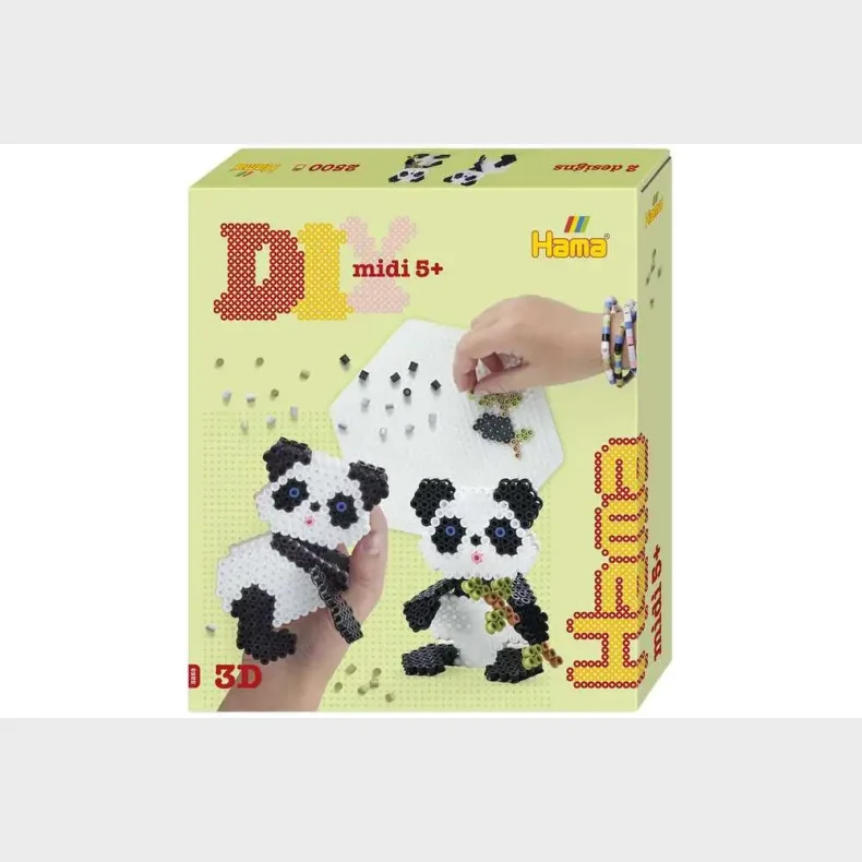 Hama midi gaveske 3D panda