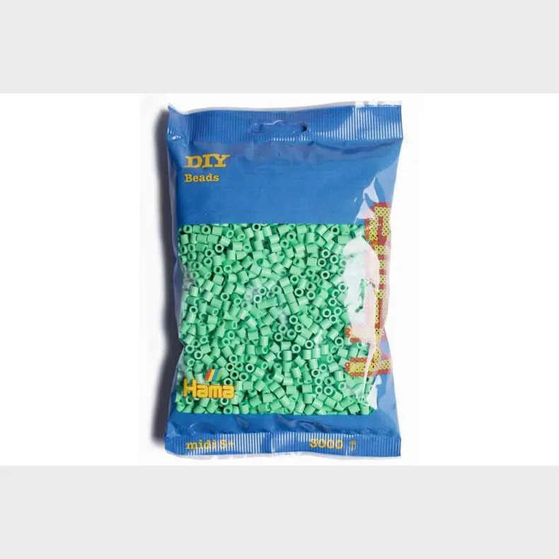 Hama midi perler 3000stk klar gr�n