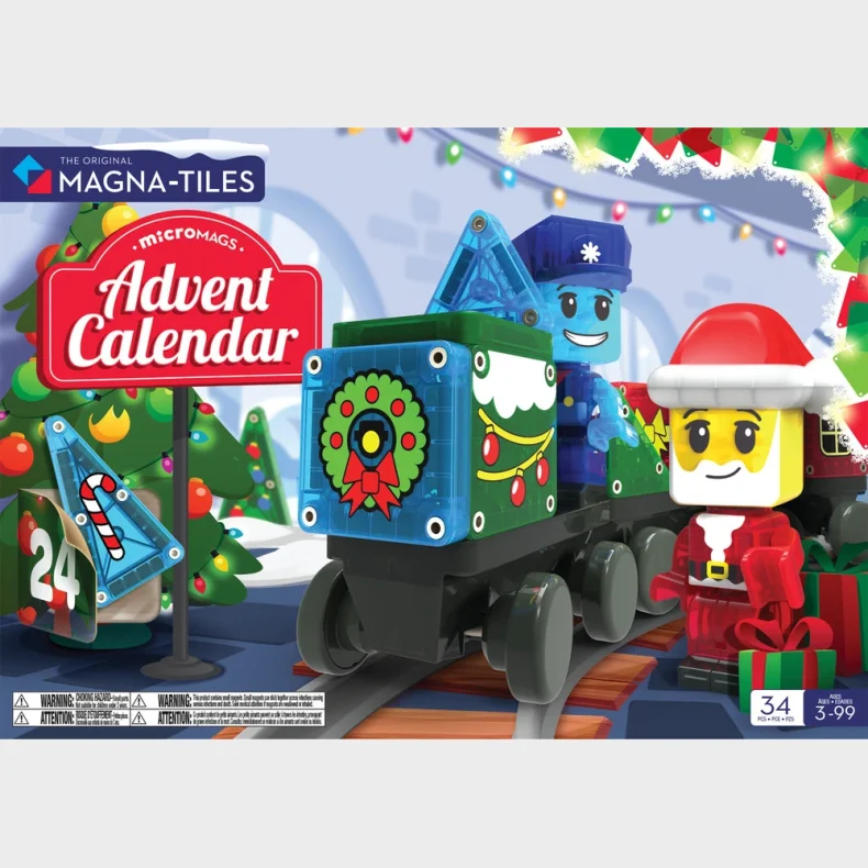 MAGNA-TILES Julekalender med microMAGS