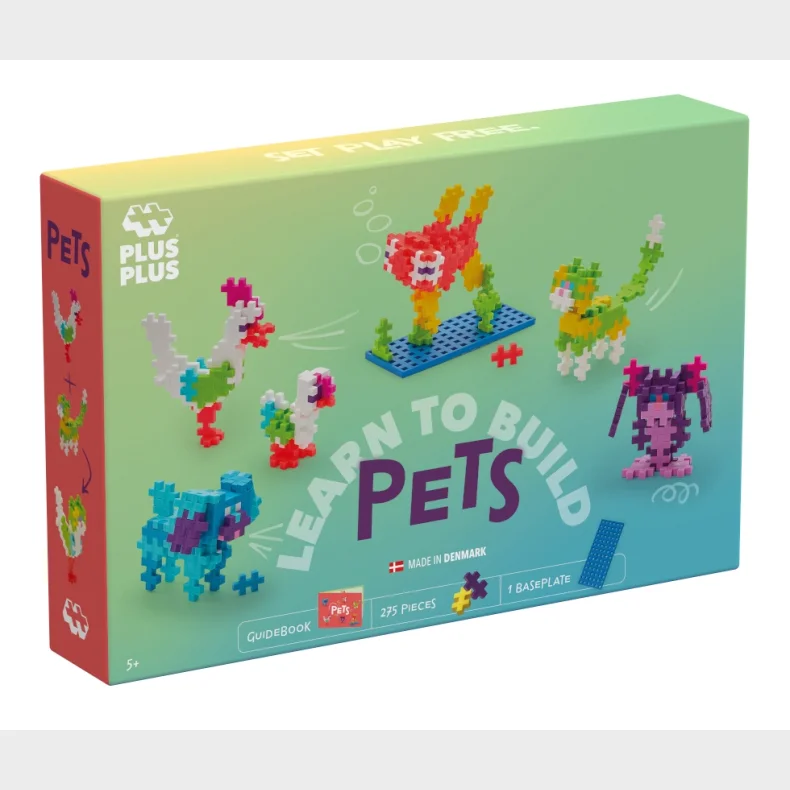 Plus-Plus Learn to Build Pets