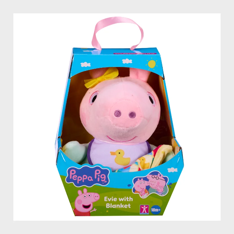 PEPPA PIG Gurli gris PLUSH BLANKET EVIE