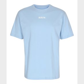 T-Shirt Med Navn S/S, Sky Blue - T-Shirt - Legekammeraten.dk