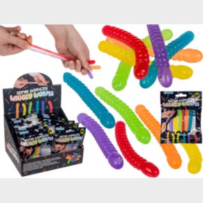 6 Superstretchy Wiggly Worms