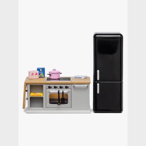 Lundby Dukkehustilbeh�r S�t med Komfur og K�leskab