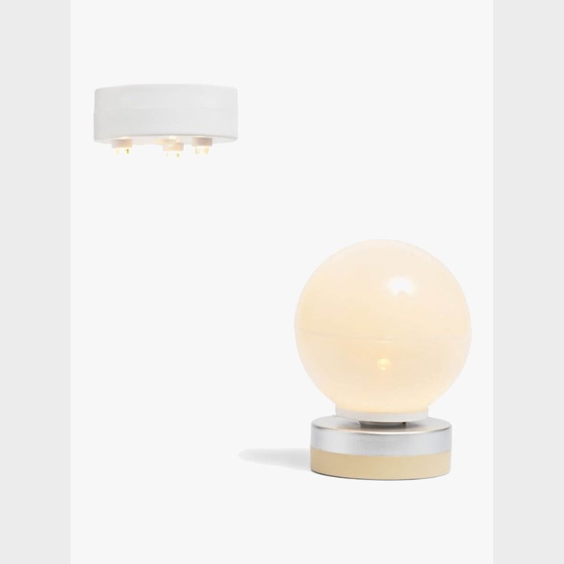 Lundby Dukkehustilbeh�r Spotlights &  Gulvlampe, Beige/Hvid, B�rnelampe