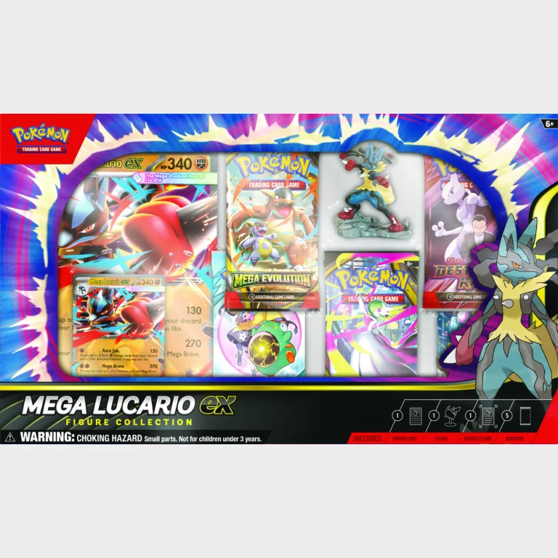 Pokemon Box Figure Mega Lucario ex