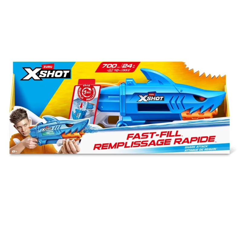 Xshot WATER Fast Fill vandpistol, haj