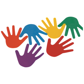 Spordas | Skridsikre markrer til gulv - Hnder, 6 stk