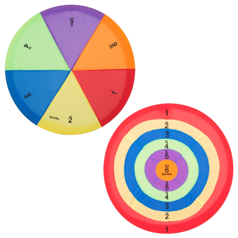 Spordas | Hook'N'Loop mlskivest til hulahopring 76 cm