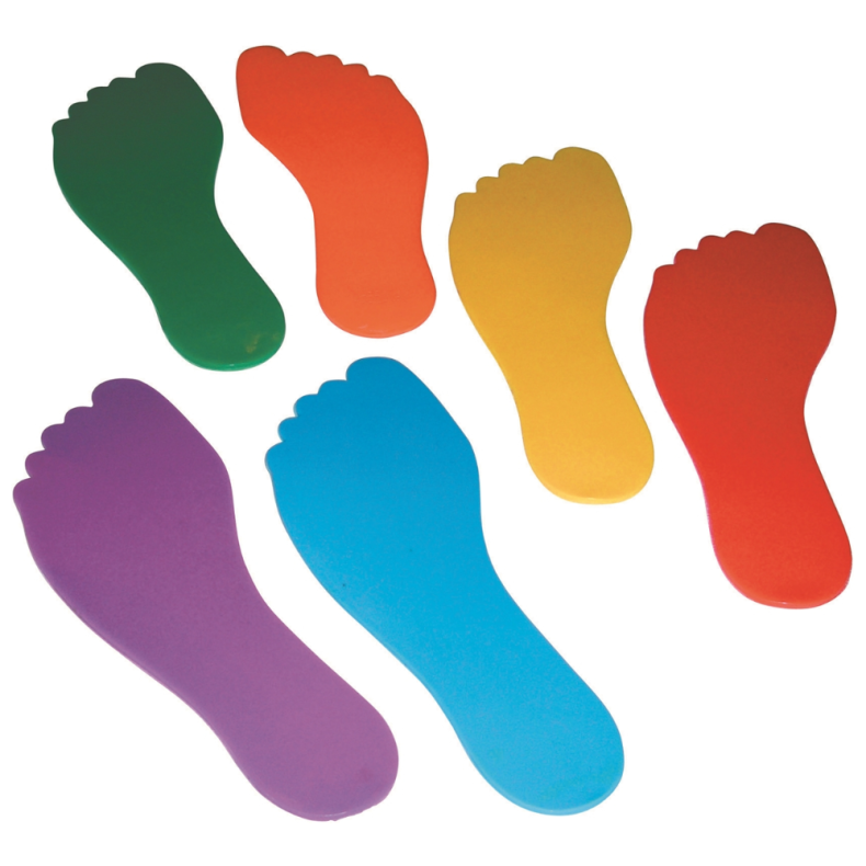 Spordas | Skridsikre markrer til gulv - Fdder, 6 stk